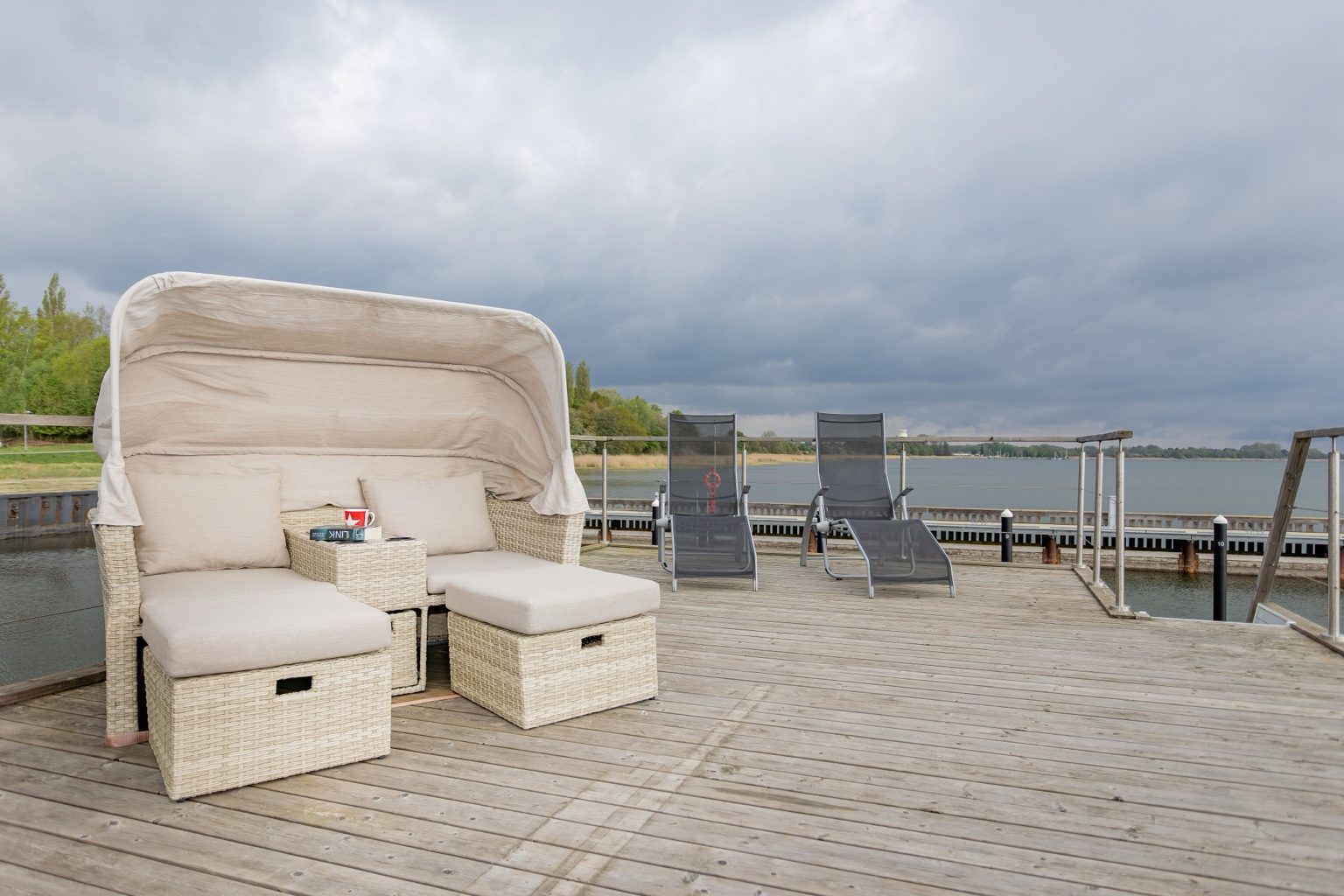 Idyllisches Hausboot Sophie in Stralsund